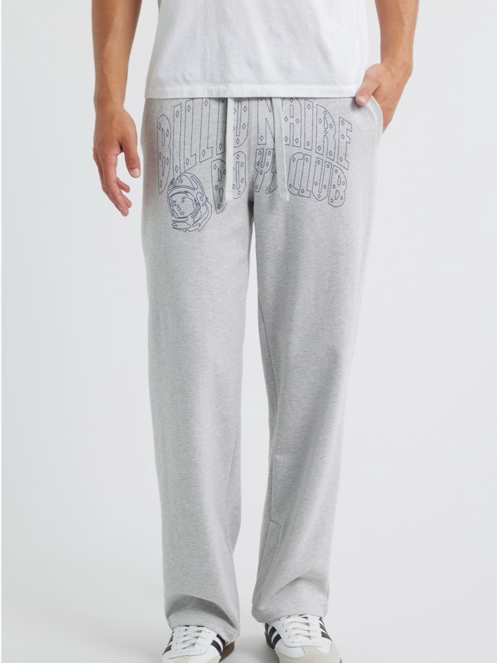 Billionaire Boys Club Light Gray Logo Sweatpants